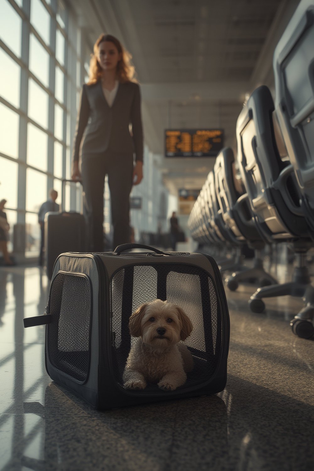 airline approved pet carrier expandable - Illustration 1