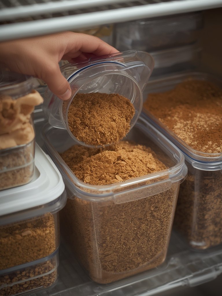 pantry container in action