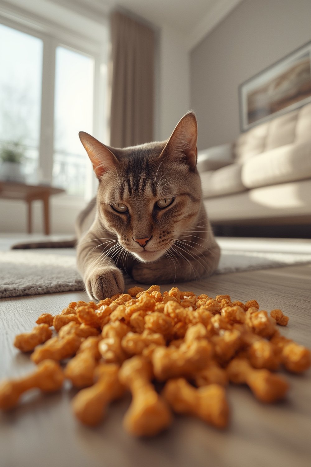 dental treats for cats - crunchy texture helps clean teeth and reduce tartar