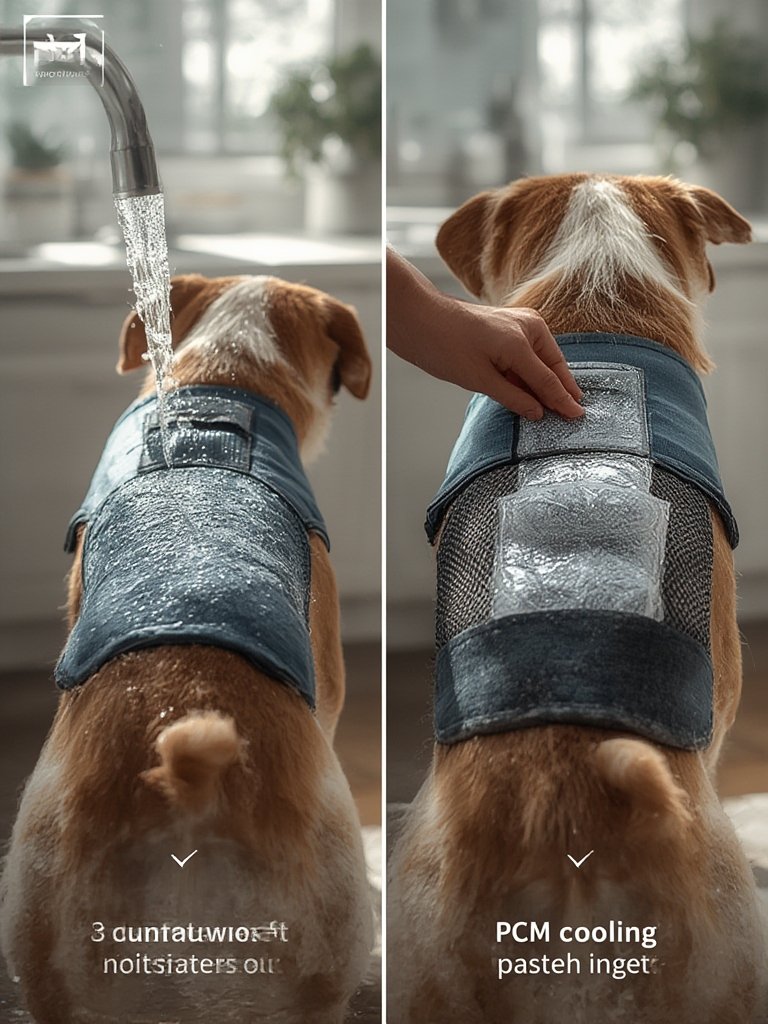 dog cooling vest - Illustration 2