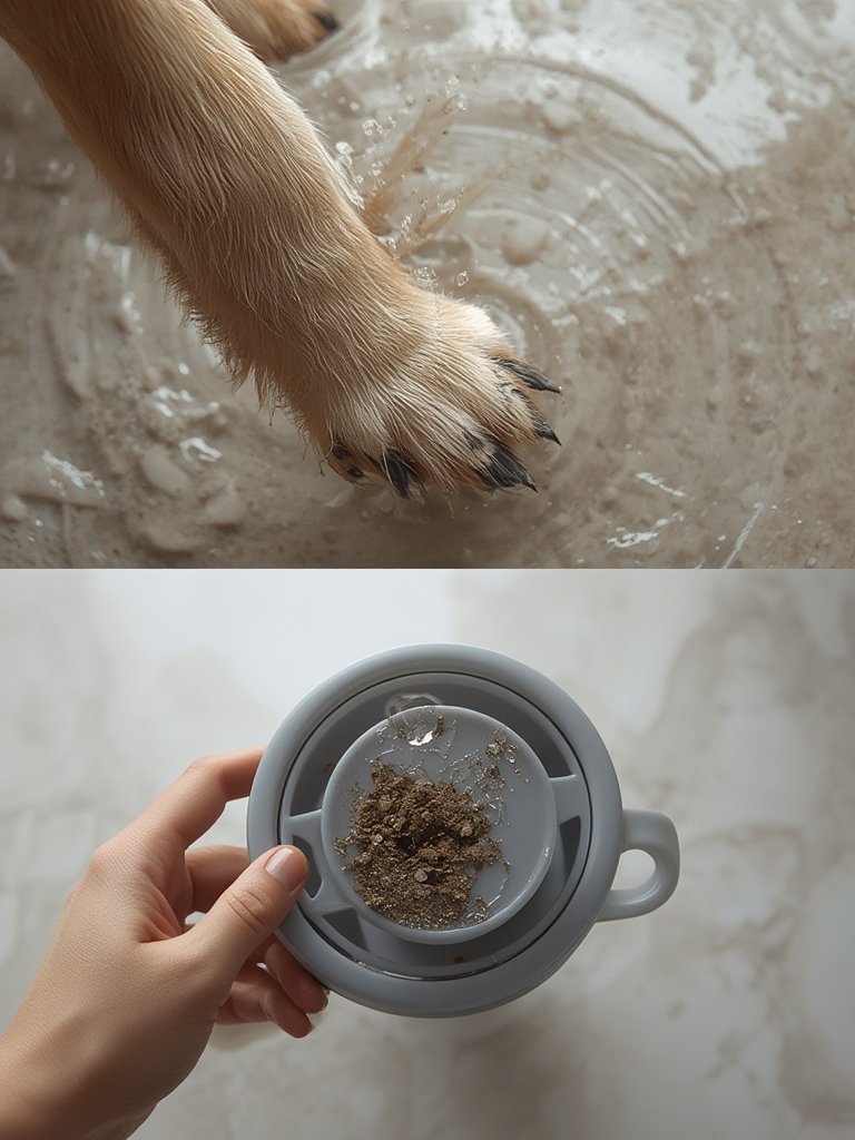 dog paw cleaner cup - Illustration 2