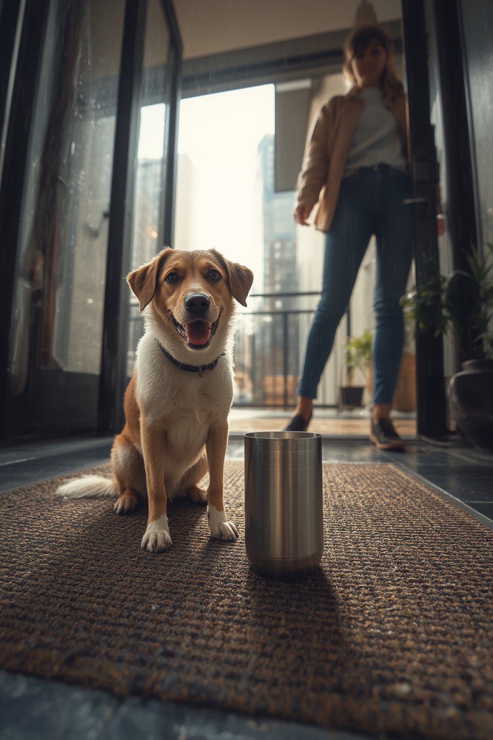 dog paw cleaner cup - Illustration 1