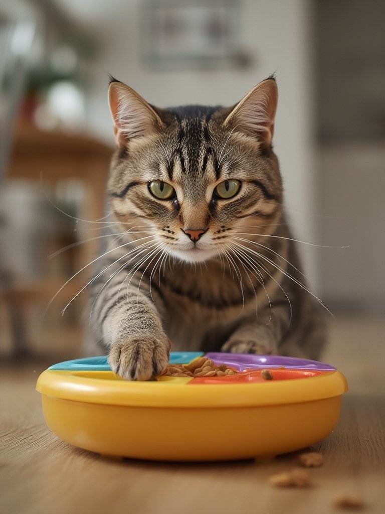 cat puzzle in action