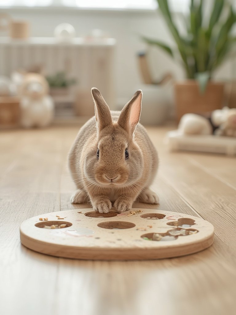 rabbit puzzle in action