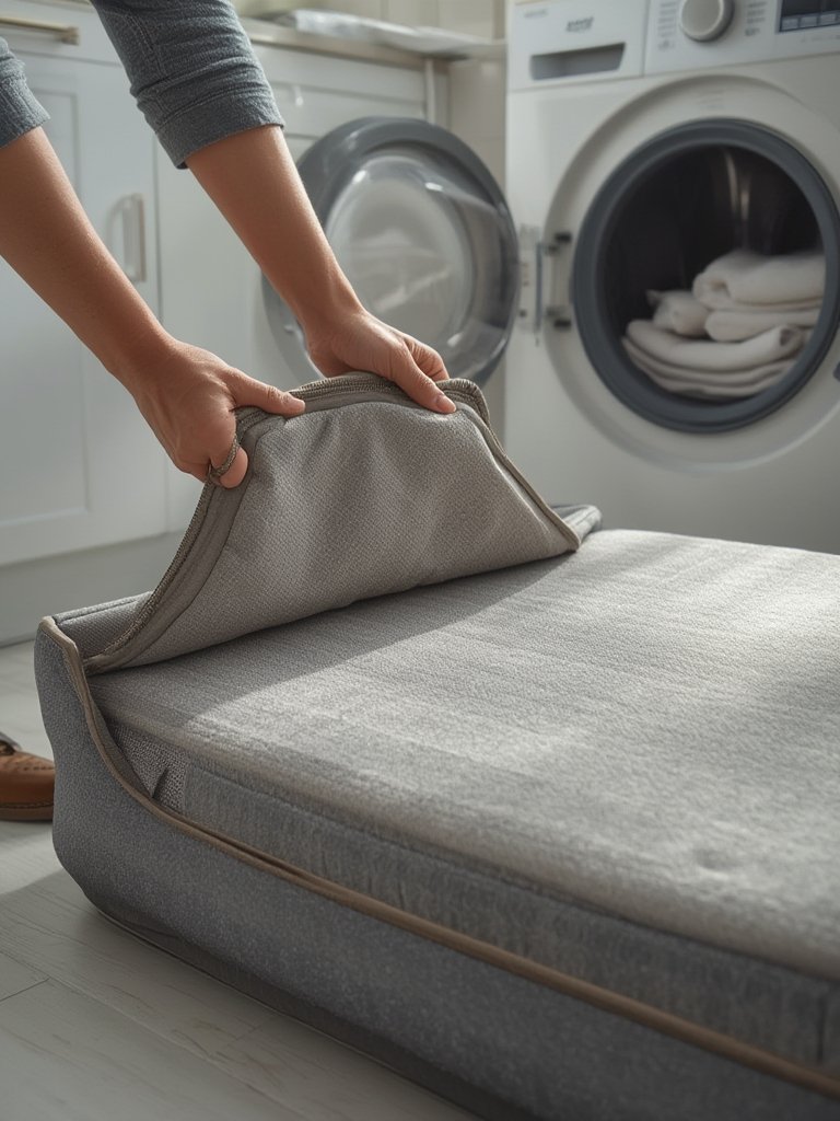 orthopedic dog bed washable cover - Illustration 2