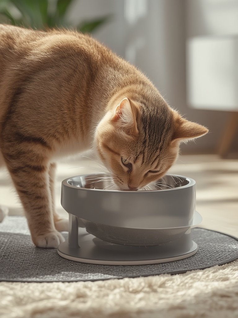 elevated catbowls in action