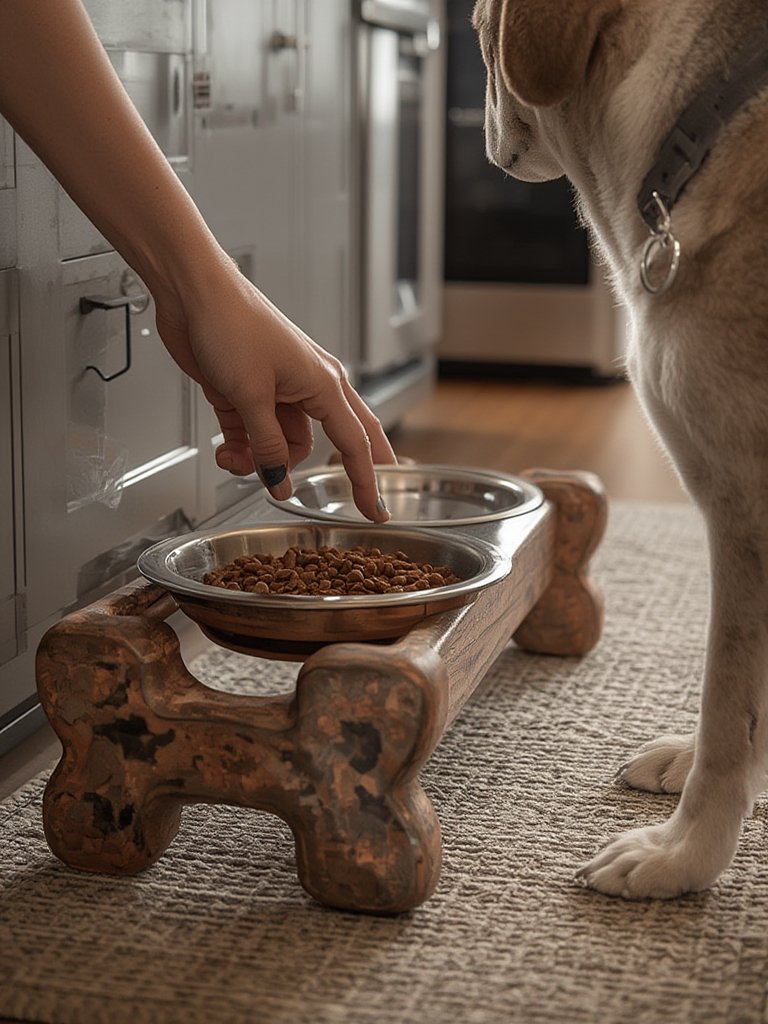 elevated feeder in action
